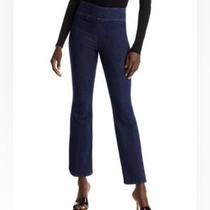 Frame Denim Jetset high rise flare pull on dark wash keller jeans BNWT NEW